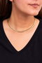 Heliophilia Silver CK9937 Collar Dorado de Metal